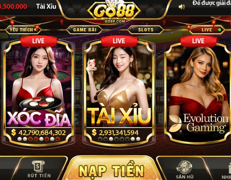 Casino Online Go88 Đỉnh Cao Giải Trí Thượng Lưu Và Hệ Thống Cá Cược Chuyên Nghiệp