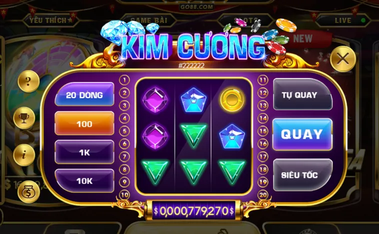 Minigame Kim Cương Tại Go88 Cuộc Đi Săn Đá Quý Rực Rỡ Và Cơ Hội Nổ Hũ Jackpot
