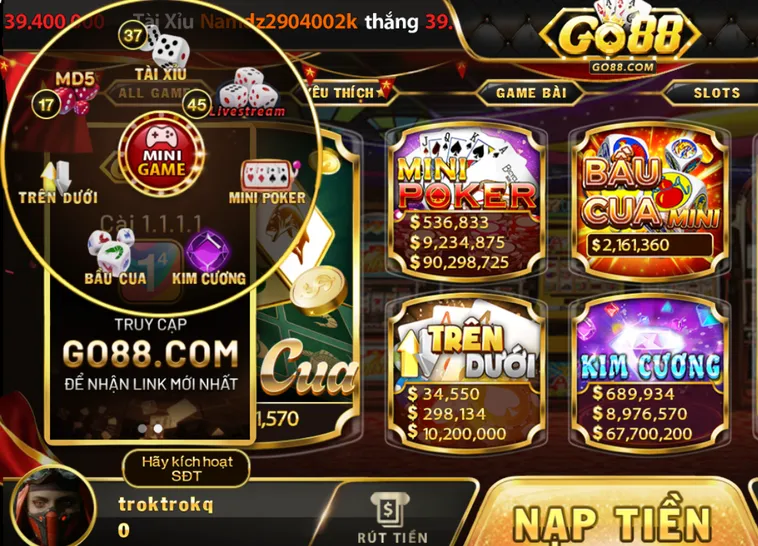 Minigame Go88 Đẳng Cấp Giải Trí Siêu Tốc Nhận Thưởng Khổng Lồ Năm 2026