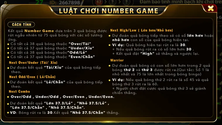 Chinh Phục Number Game Tại Go88 Để Khai Mở Kho Báu Tài Lộc Từ Những Con Số May Mắn