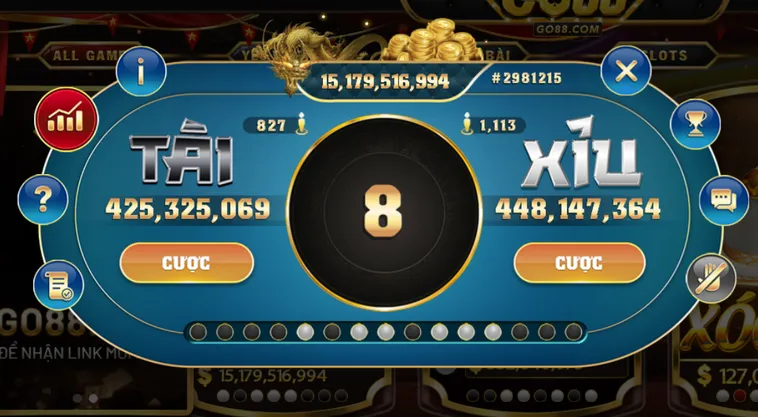 Chinh Phục Casino Sicbo Tài Xỉu Sảnh Rồng Tại Go88 Với Những Tuyệt Kỹ Soi Cầu Đỉnh Cao