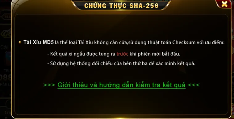 Giới Thiệu Trò Chơi Casino Tài Xỉu MD5 Tại Go88