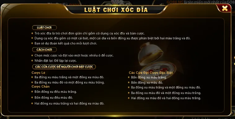 Khám Phá Nghệ Thuật Đấu Trí Với Game Casino Xóc Đĩa Tại Go88 Đầy Kịch Tính